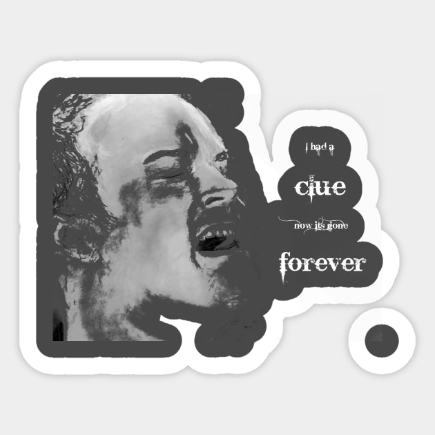 Had a Clue Sticker by JmacSketch